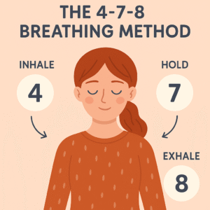 manage anxiety with the 4-7-8 breathing method