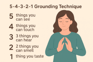 manage anxiety with the 5-4-3-2-1 method