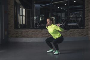barbell back squats